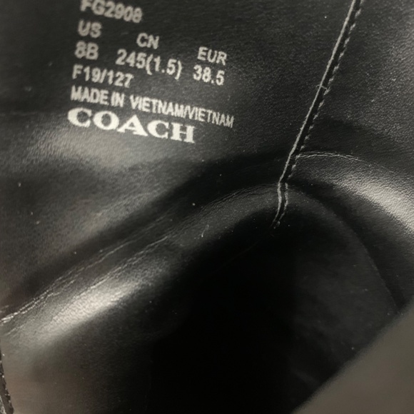 Coach Ankle Block Heel  Boots - Picture 8 of 9